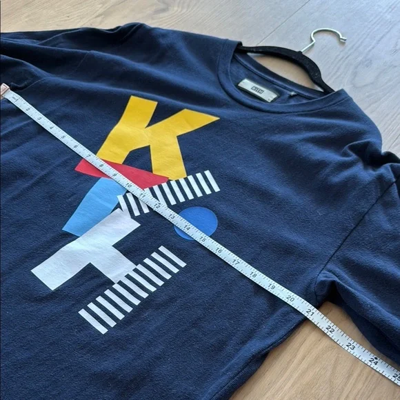 Kith Blue and Yellow Long Sleeve Tee | L - Picture 5 of 7